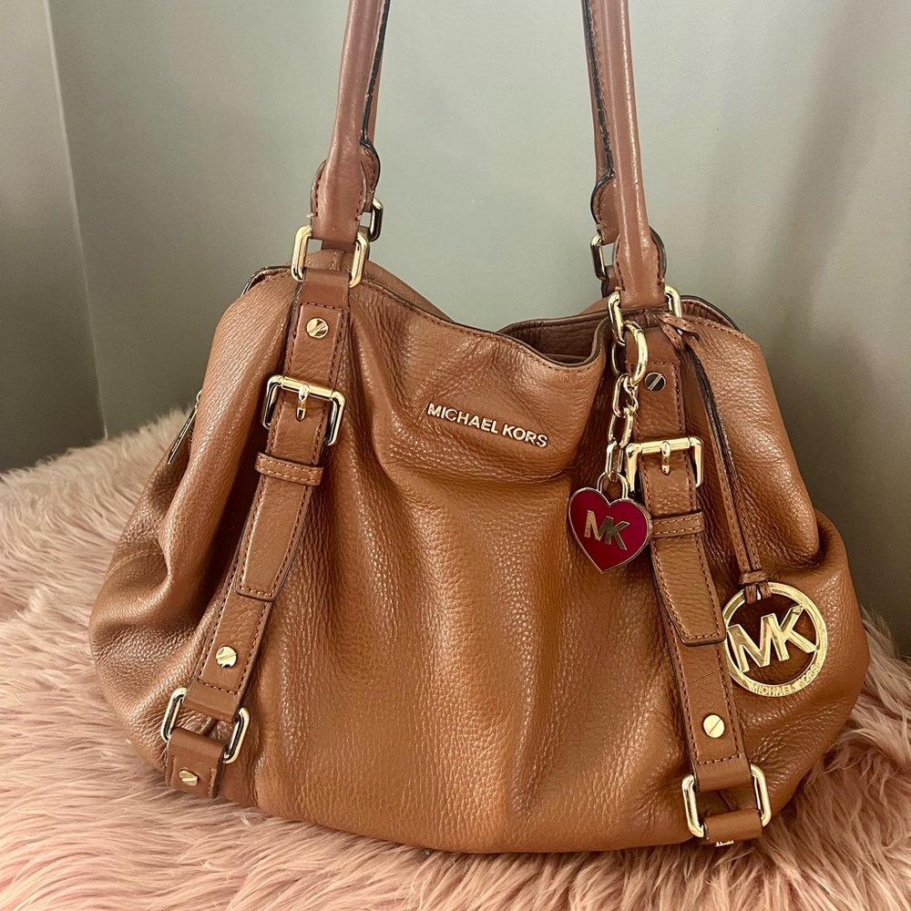 Leather Michael Kors Satchel